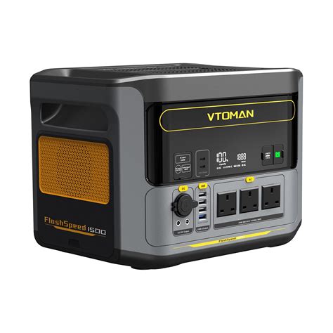 vtoman power station|VTOMAN FlashSpeed 1500 Portable Power Station 1548Wh